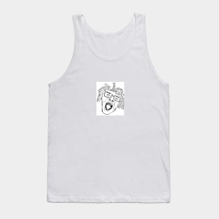 The screaming man Tank Top